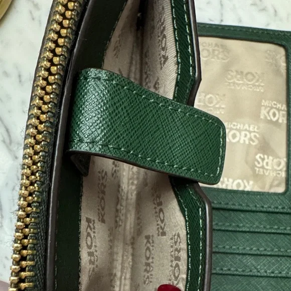 Michael Kors Double Zip Jet Set Travel Wallet Phone Wristlet - Picture 7 of 12